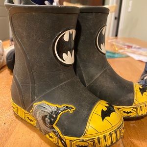 Batman boys CROCS boots- Glow in the dark